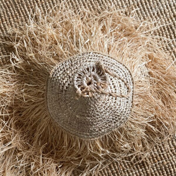 Lampenkap palmblad/raffia Ø 50 cm - Afbeelding 2