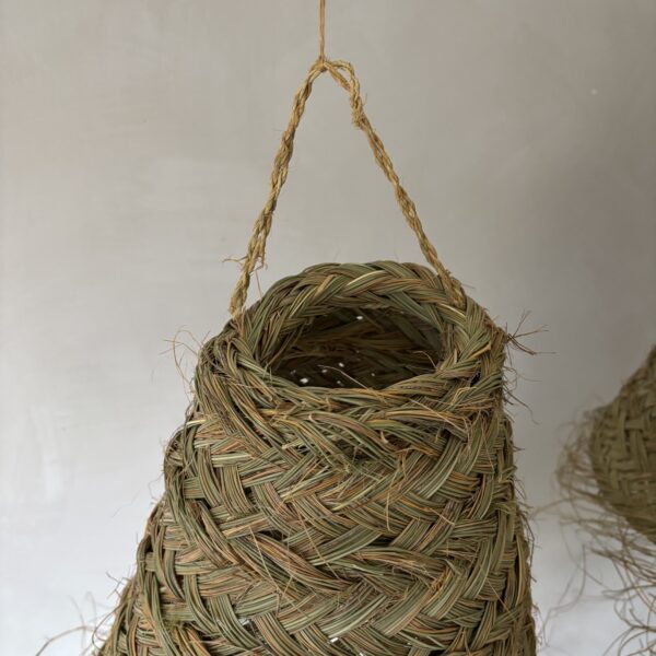 Marokkaanse zeegras lampenkap Ø 40 cm dicht - Afbeelding 5
